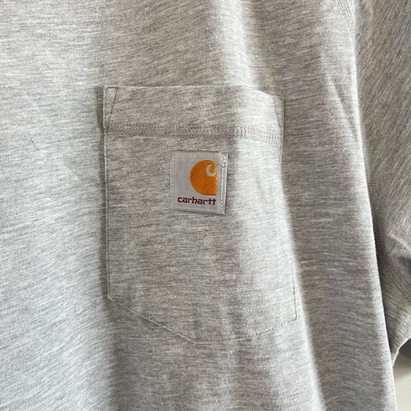 Carhartt | Light Grey Relaxed Fit Short Sleeve Tee Shirt - Picture 4 of 7